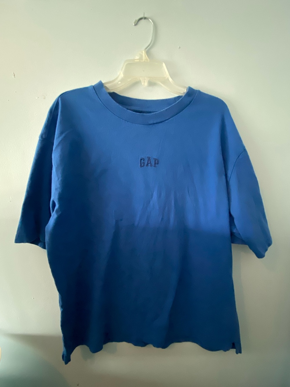 GAP Short Sleeve Crewneck T-Shirt in Royal Blue